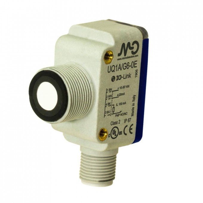 Ультразвуковой датчик M.D. Micro Detectors UQ1C/G9-0E MD MICRO DETECTORS 334487